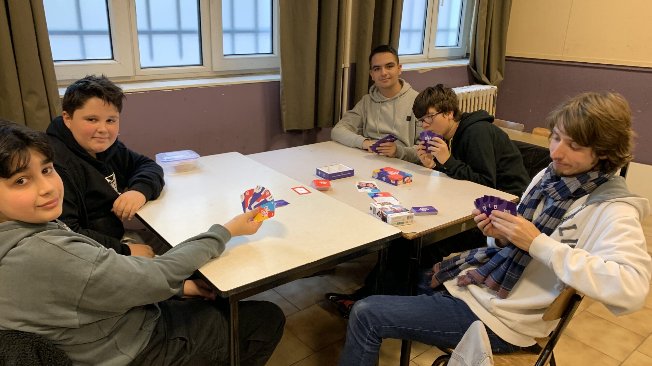 Temps de midi jeux de société ou temps midis créatifs 