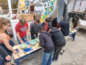 Visite de la ferme de la Hulotte