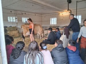 Visite de la ferme de la Hulotte