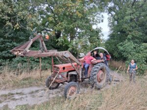 Visite de la ferme de la Hulotte